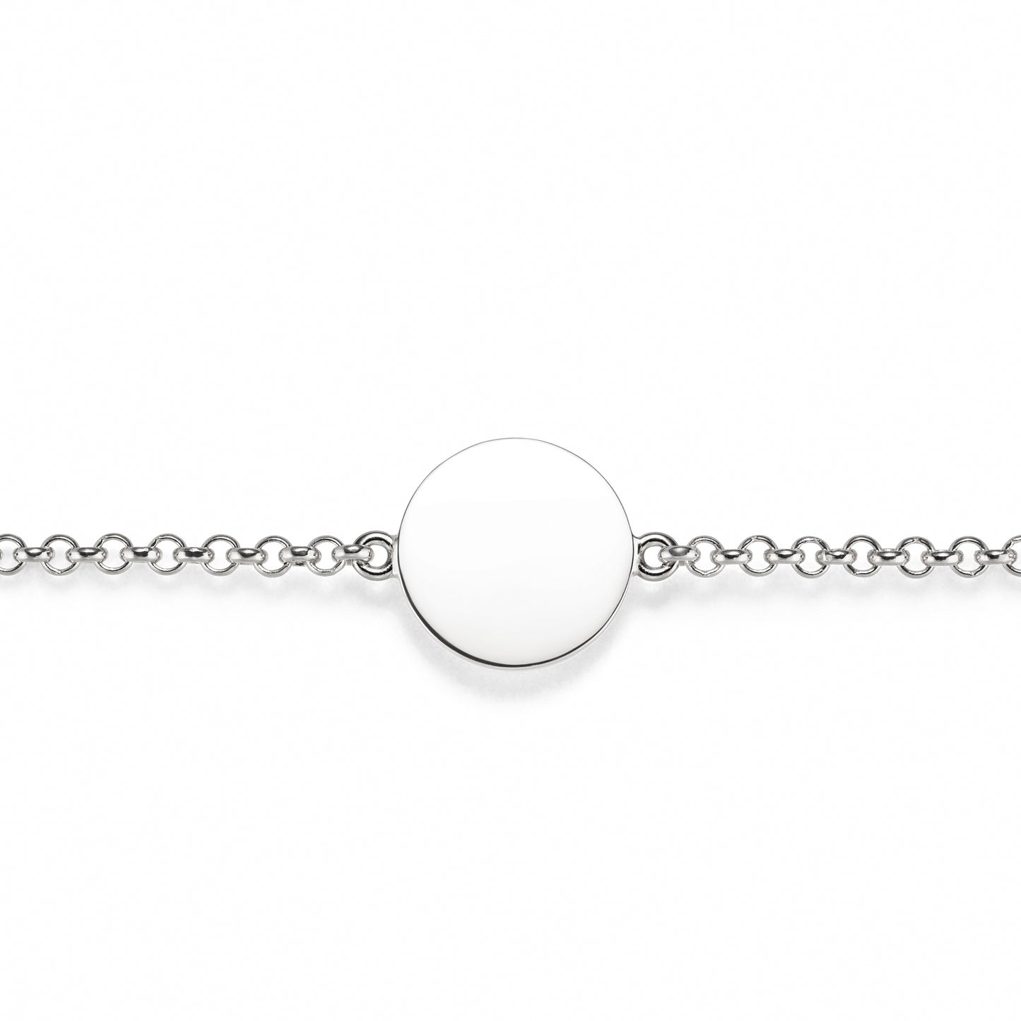 Leichtes Damenarmband aus Silber – puristisch & edel, fair produziert in Hamburg.