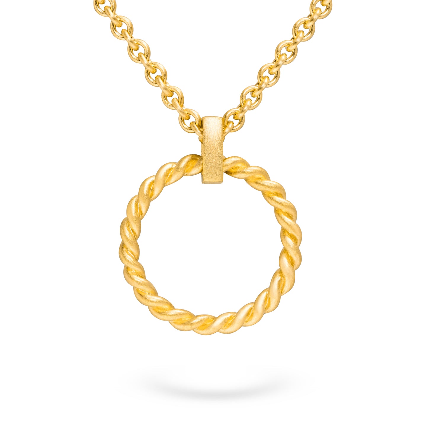 echtgold kettenanhänger nachhaltiger schmuck jan spille