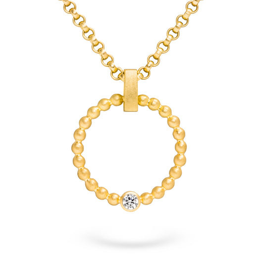 anhänger aus gold kugeln für kette diamant jan spille goldschmied