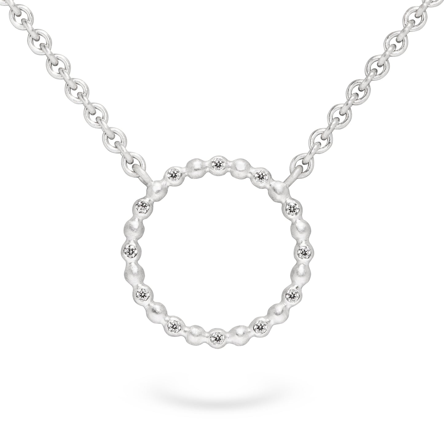 fairmined kettenanhänger gold mit stein jan spille schmuck