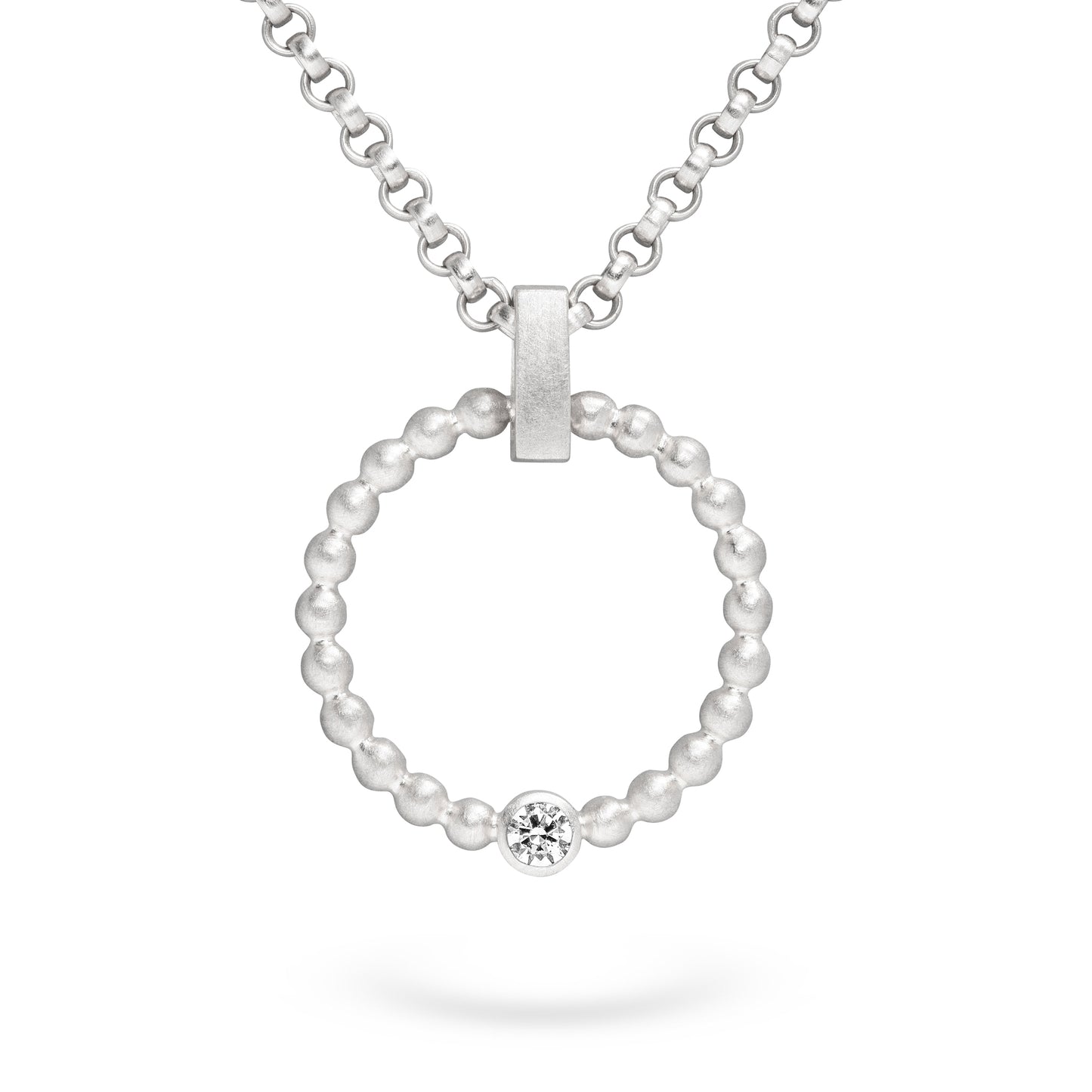 kettenanhänger aus gold perlen für kette diamant jan spille fairtrade schmuck