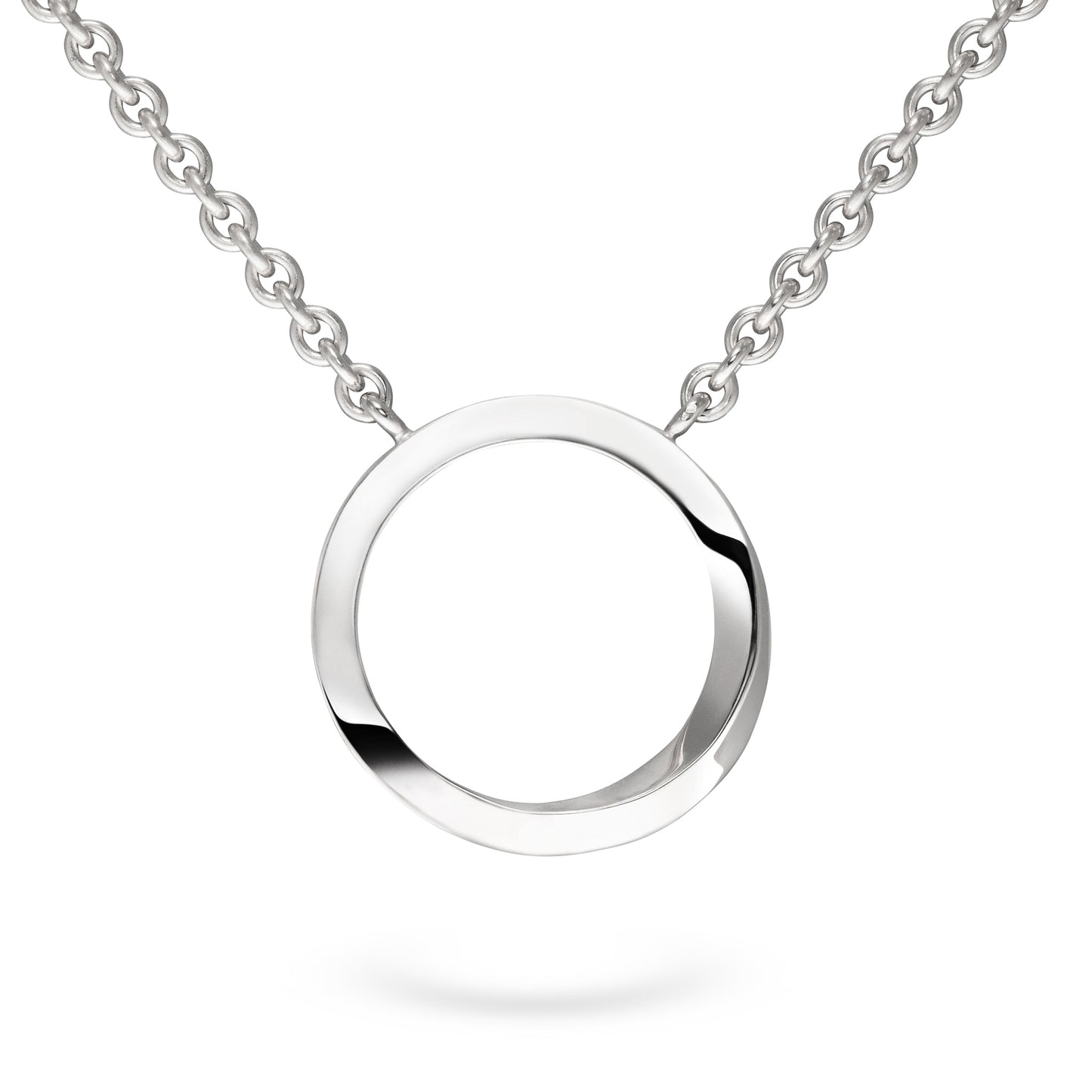 kettenanhänger silber kreis
