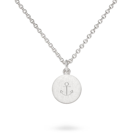 Zeitloser Unisex Kettenanhänger mit Anker von jan Spille-Schmuck aus Hamburg