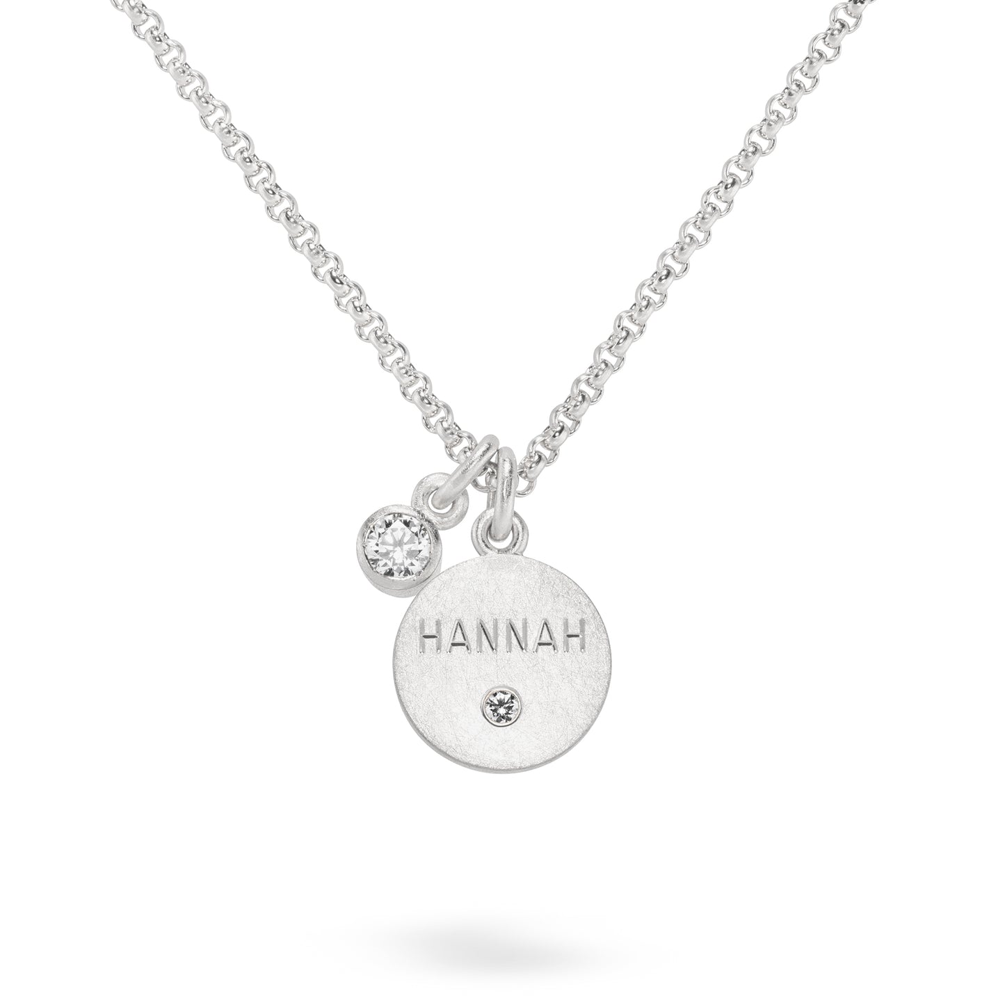 Signs-Anhänger No.1 // Name // Diamanten