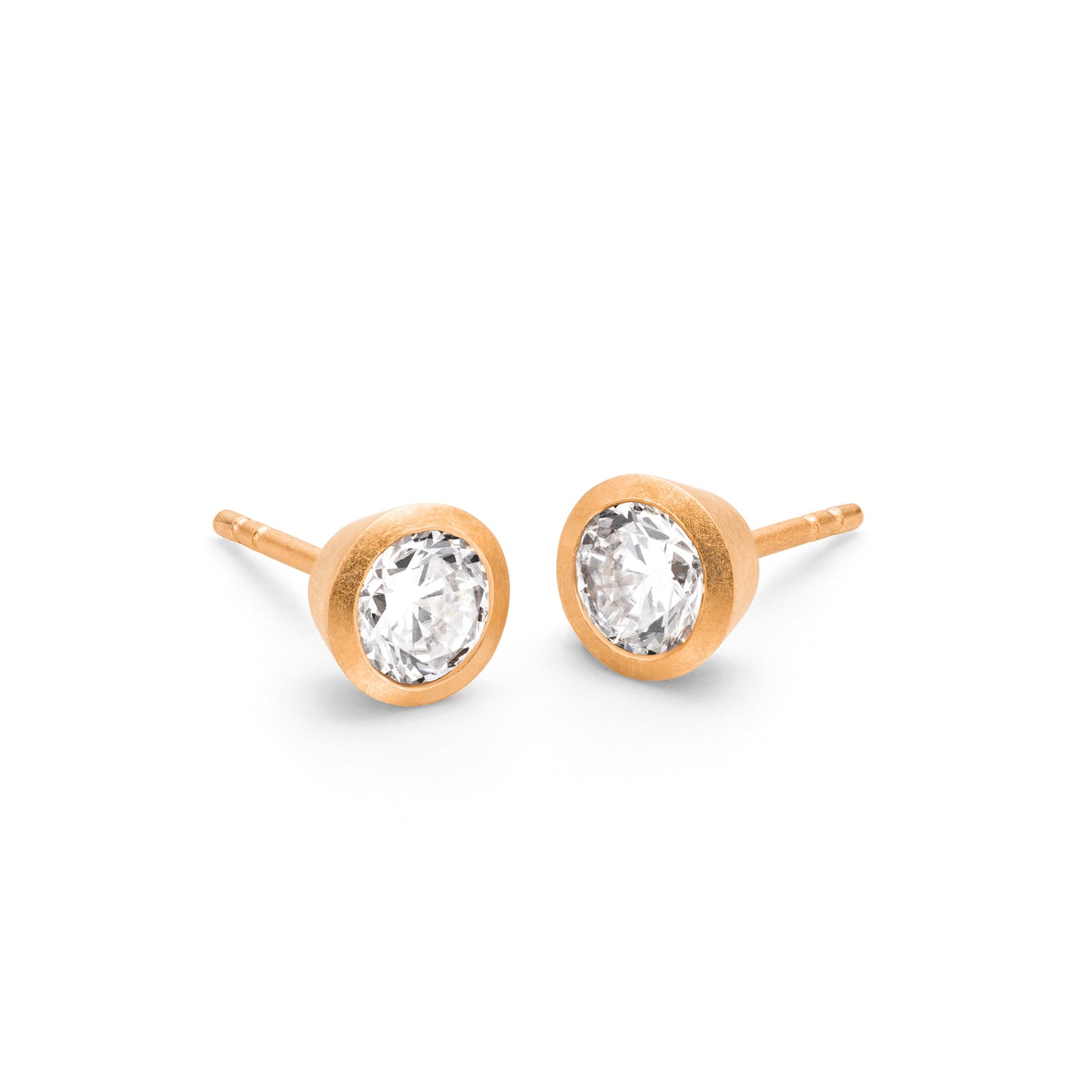 Minimalistische Diamant ohrstecker für männer