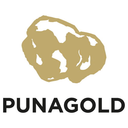 Logo für ökologische Goldnuggets aus der argentinischen Puna Hochebene