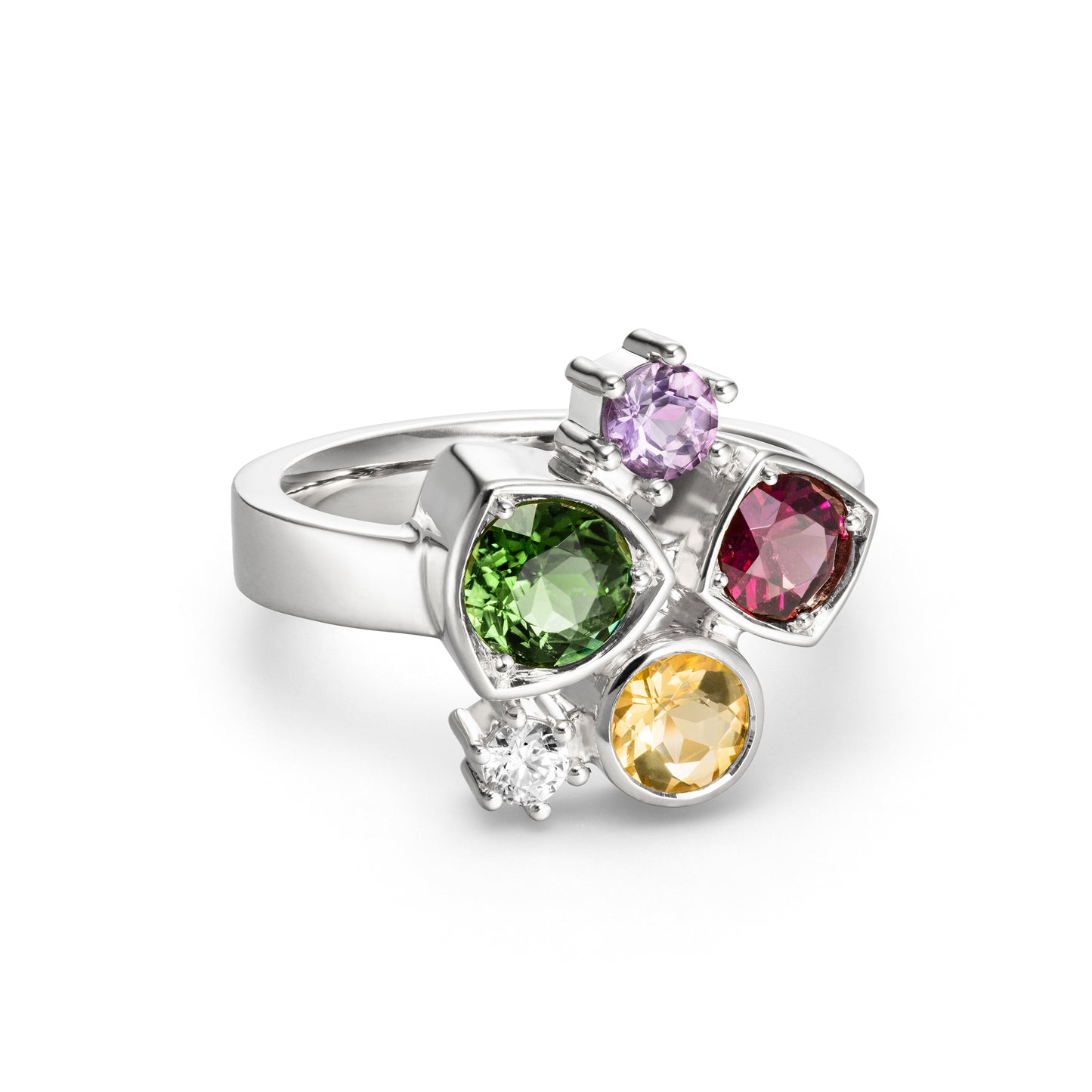 Masterpiece Goldring von Schmuckdesigner Jan Spille aus Hamburg mit Fairen Edelsteinen aus Brasilien