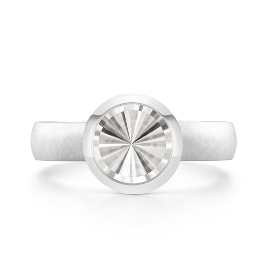 Alpen-Ring No.1 // Rund // Bergkristall