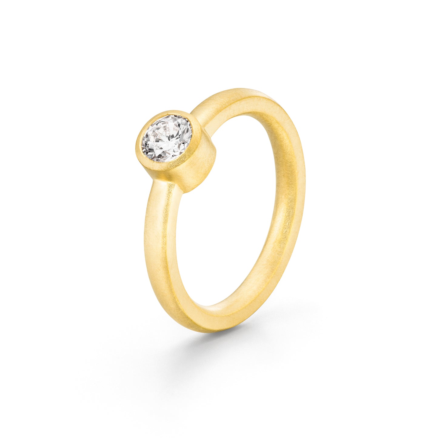 Zarter Ring mit Stein der Spotlight-Collection von Jan Spille aus Hamburg