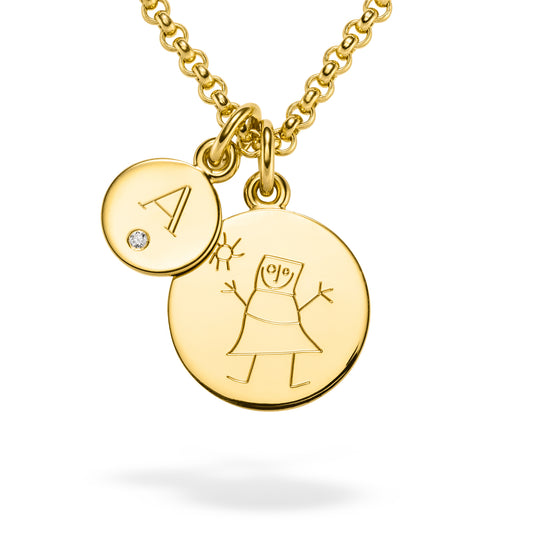 Signs-Anhänger No.4 // MP // Kinderzeichnung