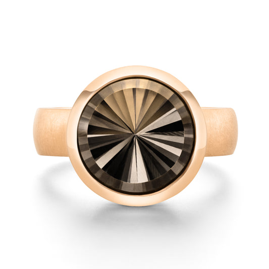 Alpen-Ring No.2 // Rund // Rauchquarz