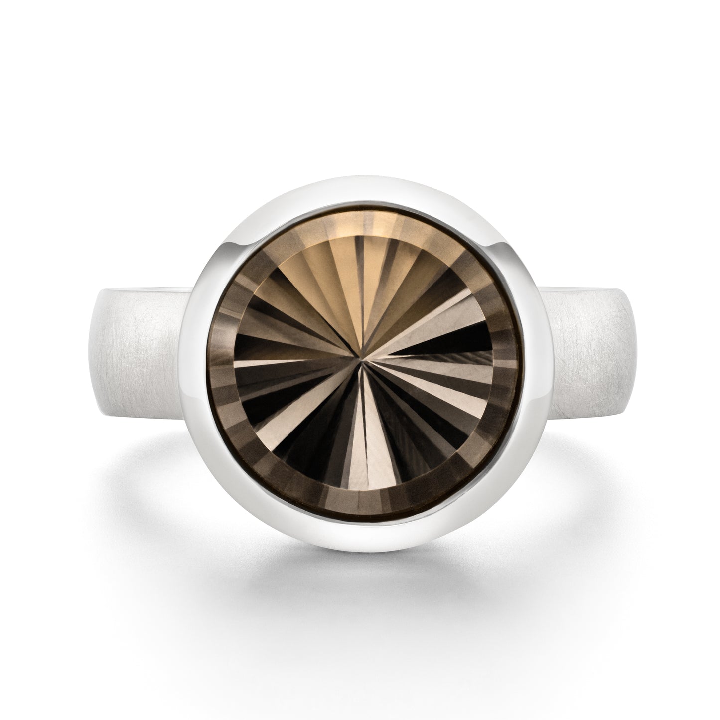 Alpen-Ring No.2 // Rund // Rauchquarz